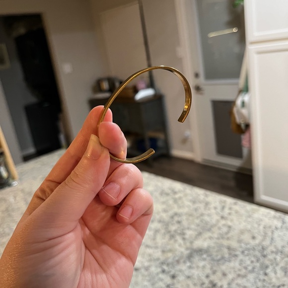 Able x Angie Smith Brass Cuff Bracelet - Picture 4 of 6